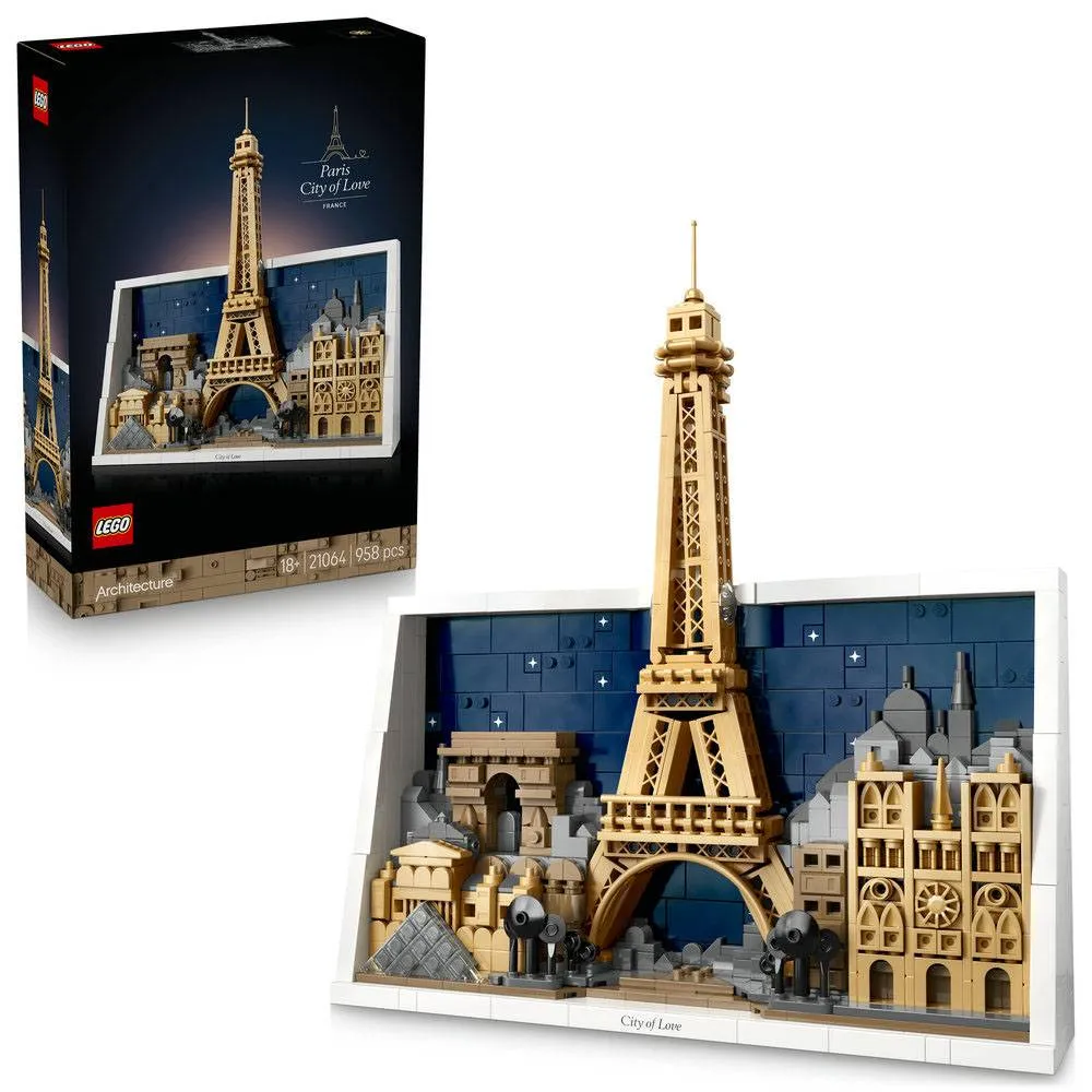 LEGO Architecture: Paris | Idades 18+ | 958 Peças | Item 21064