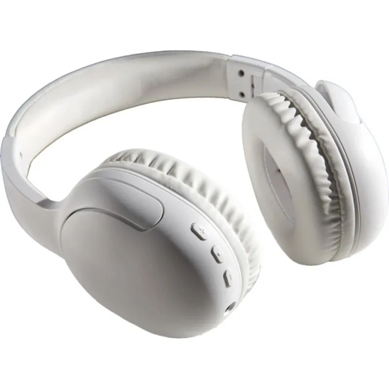 Auriculares JVC Gumy Headband sem fios e com cabo Bluetooth para chamadas e música branco
