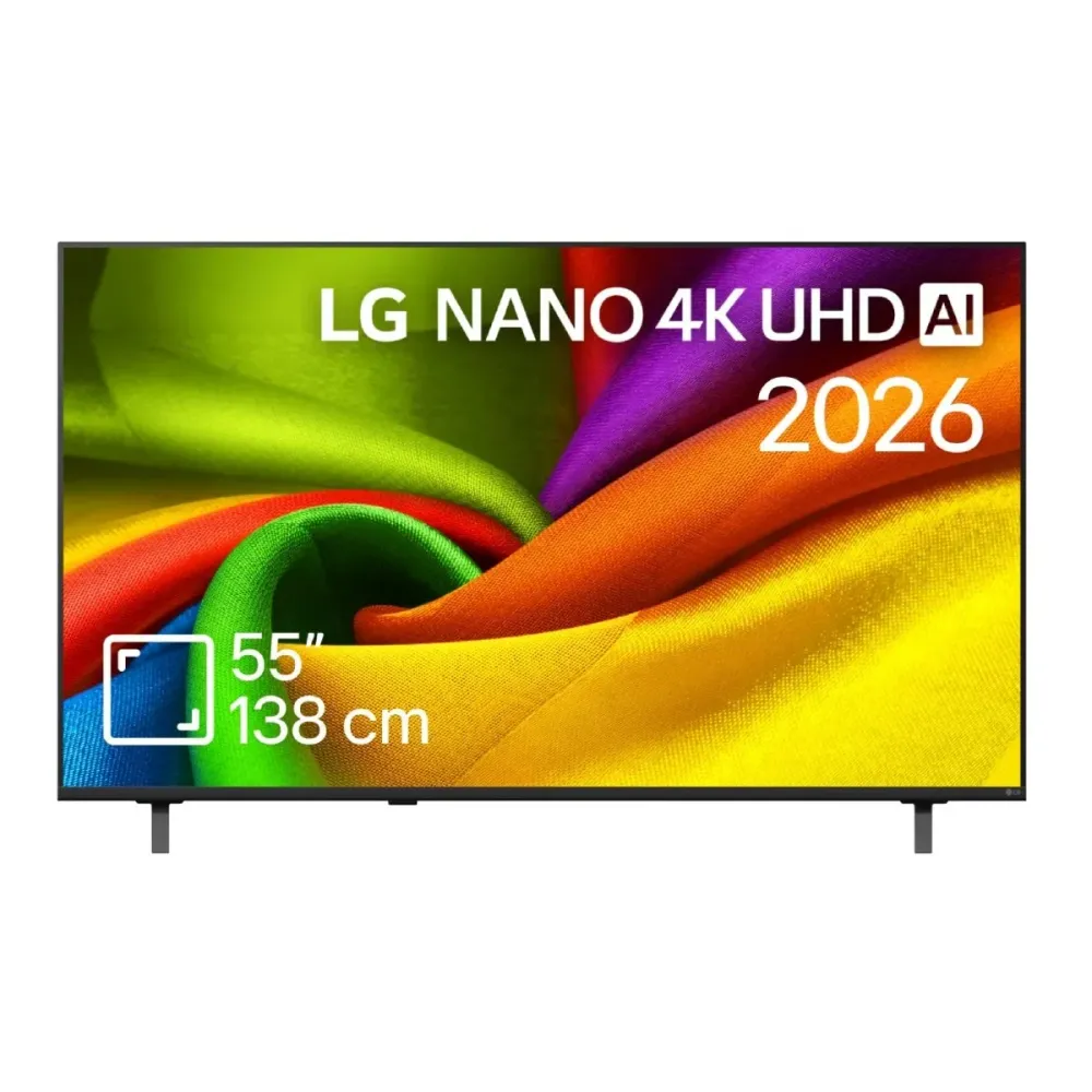 TV LG Nano (2026) 55" LED 4K UHD 60Hz - 55NU8E0B3LA