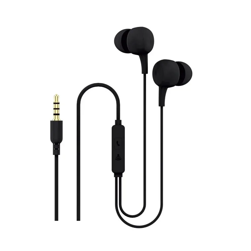 Contact Auriculares com Microfone Ergonómicos Pretos