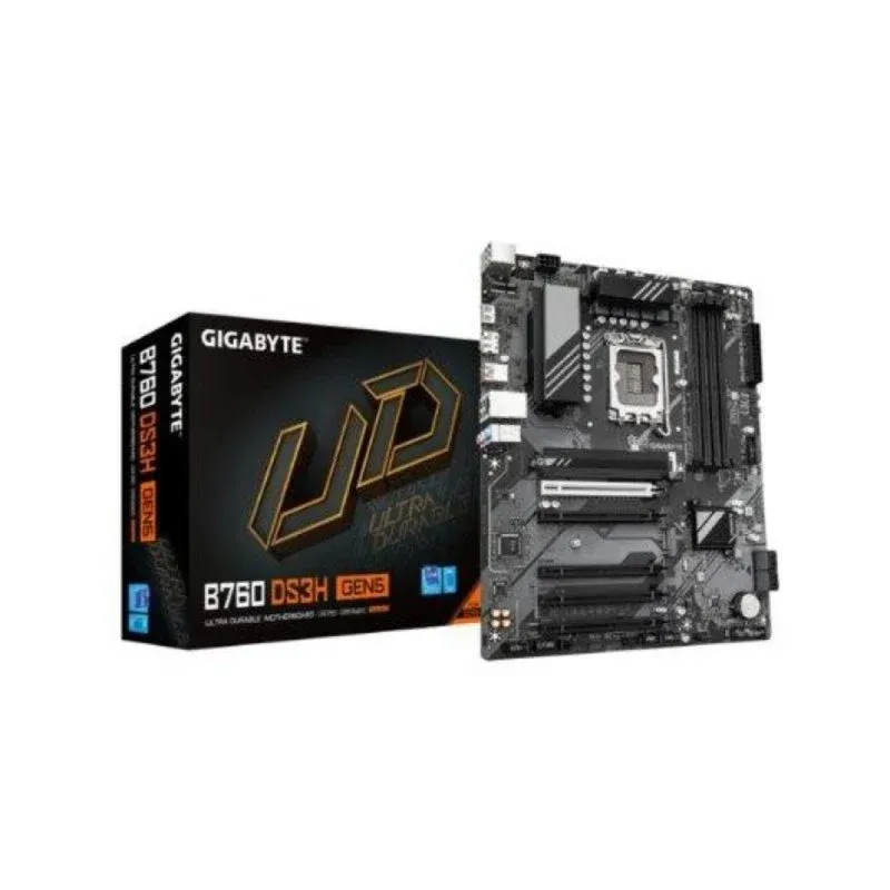 Gigabyte B760 DS3H GEN5 Motherboard ATX B760 LGA 1700 DDR5 PCIe 4.0 RAID M.2 RGB