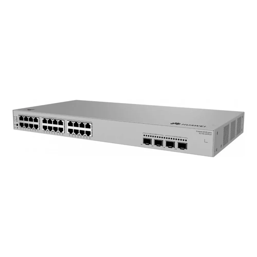 Switch Huawei S310S-24P4JX 24x GE PoE+ 2x 2,5GE f2x 10GE SFP+