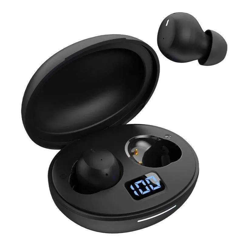 Auriculares Cool Pocket Inalámbricos Bluetooth com Cancelamento Ativo de Ruído ANC Pretos