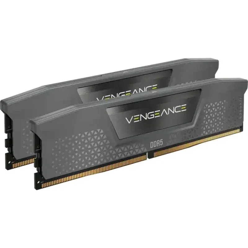 Memória RAM UDIMM Corsair Vengeance 64GB (2x32GB) DDR5-6000MHz (AMD Expo/Intel XMP) CL30 (30-36-36-76) 1.40V Cinzenta