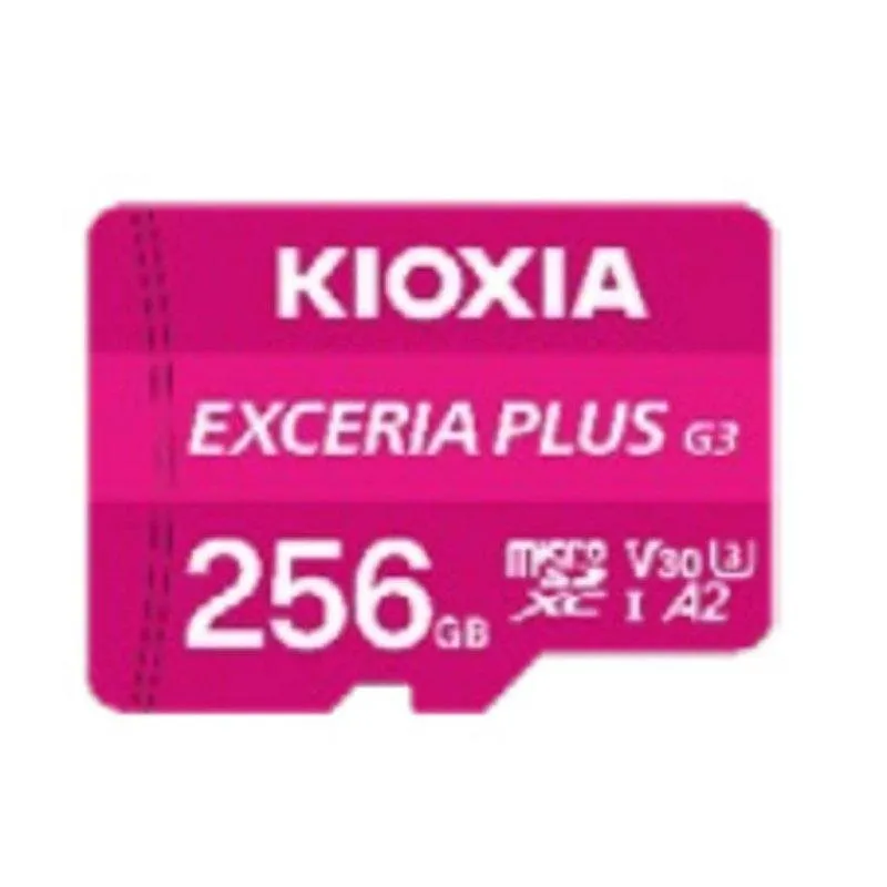 Cartão de memória Kioxia EXCERIA PLUS G3 256GB Rosa 210MB/s UHS-I A2 V30