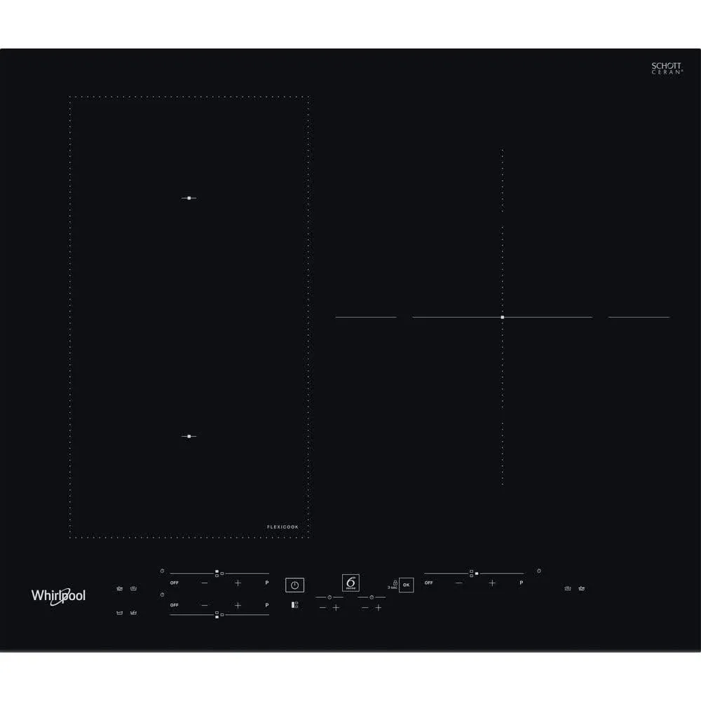 Placa Whirlpool Wlb2760Bf 60Cm 3F Ind