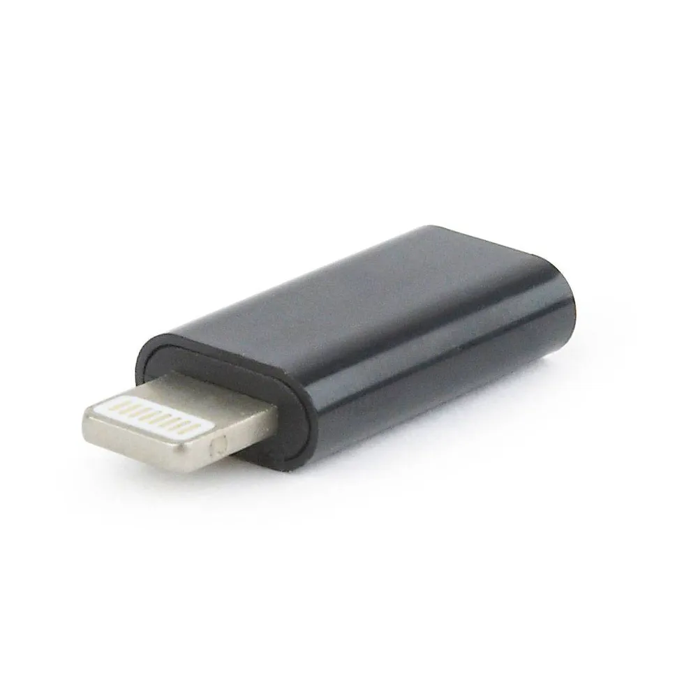 Adaptador Gembird A-USB-CF8PM-01 USB-C para Lightning Cinza