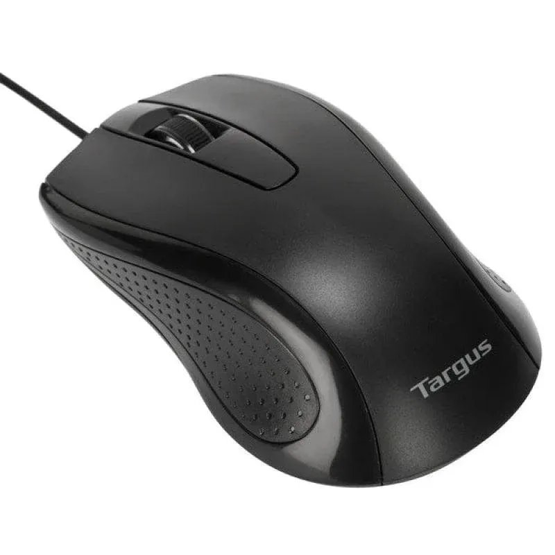 Rato Targus AMU81AMGL USB 1000 DPI Preto Ambidestro Antimicrobiano