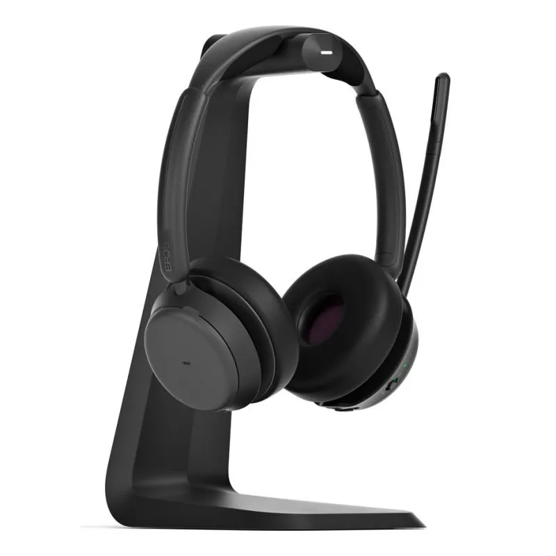 Auriculares EPOS IMPACT 1061T sem fios Bluetooth com Cancelamento de Ruído e microfone preto
