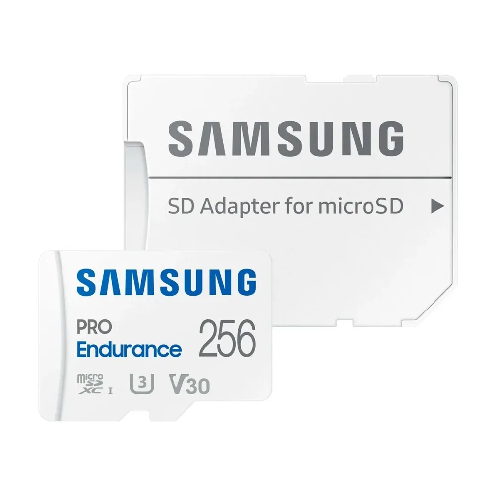 Cartão de Memoria Samsung Pro Endurance 256GB microSD XC c/ Adaptador