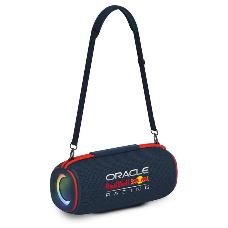 Colunas de som portáteis sem fios Red Bull 120 W Bluetooth TWS LED com pega de transporte