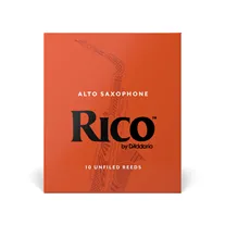 Palheta Sax Alto 3.0 D'Addario Rico Unfiled Cx 10-Un