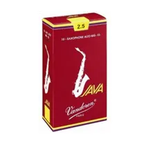 Palheta Sax Alto Vandoren Java Filed Red Cut 2.5 10 UN
