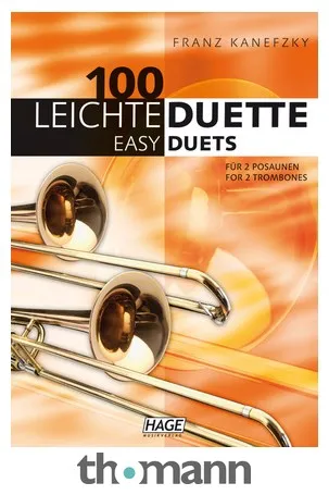 Hage Musikverlag 100 Leichte Duette Posaune