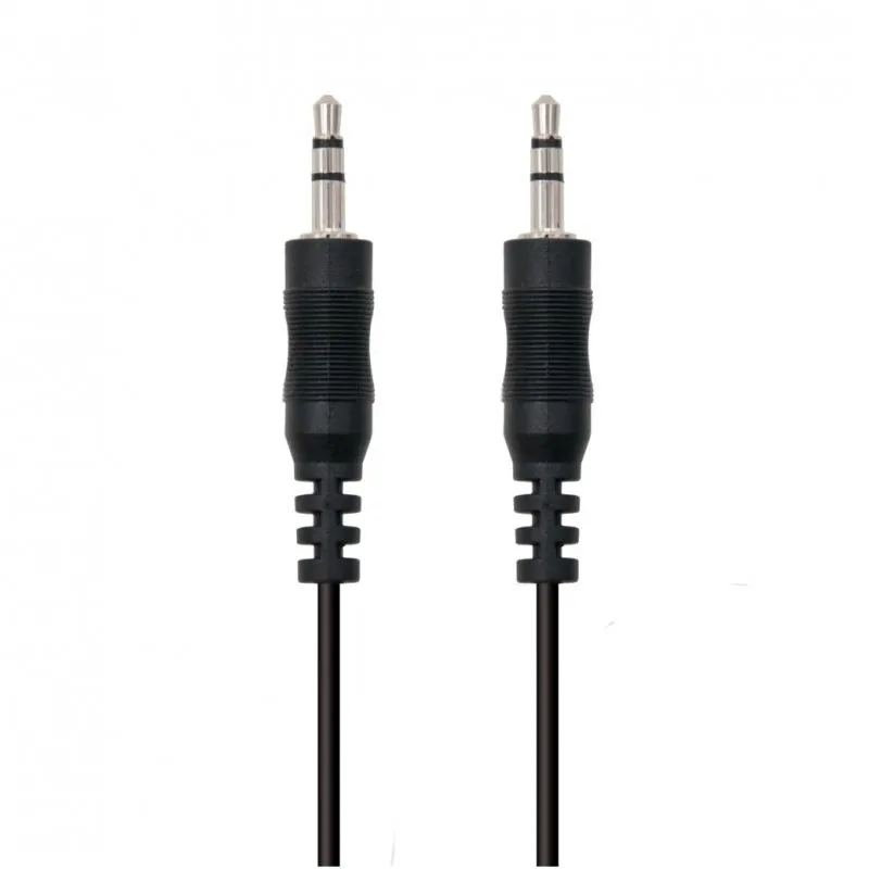 Cabo Extensão de Áudio Ewent EC1608 Jack 3.5mm Macho/Macho 5m Preto