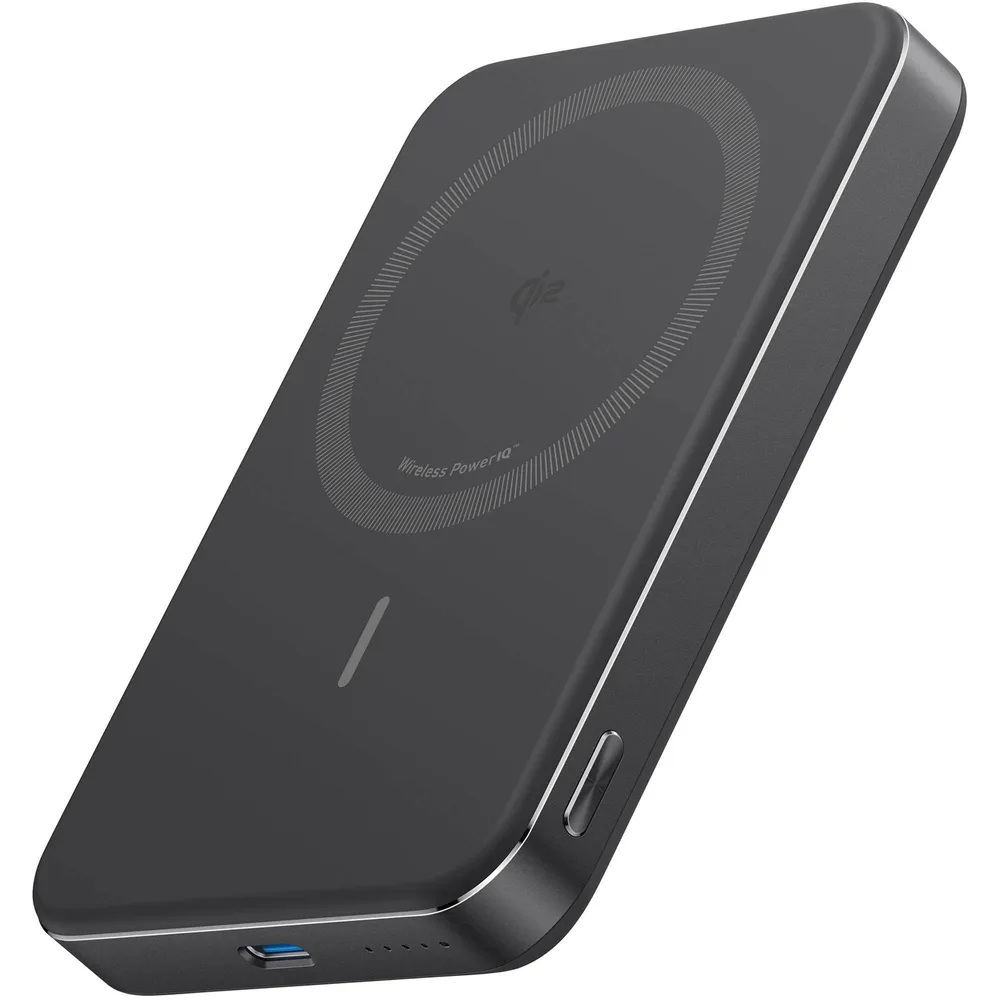Powerbank Anker MagGo Slim 10000mAh Magnetic Wireless Charging Qi 2.0 15W / 30W Wired Charging Preta