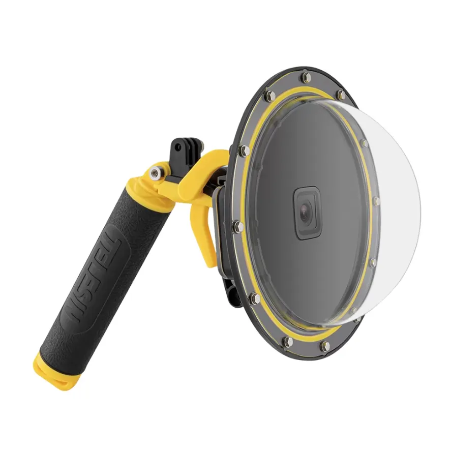 Telesin Caixa estanque Dome Port para GoPro Hero 9/Hero 10/Hero 11/Hero 12 GP-DMP-T09