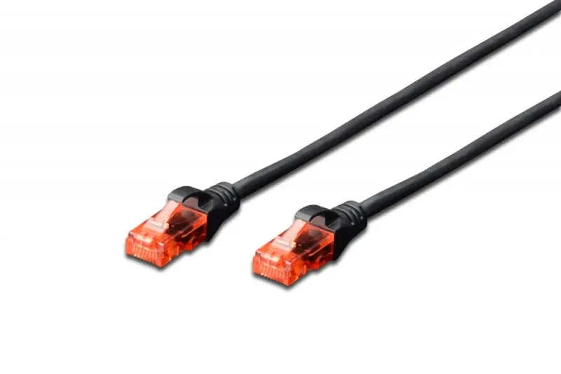 DIGITUS CHICOTE CAT6 UTP LSZH 0.25MT PRETO