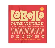 Jogo Cordas Guit. Elect La Bella Pure Vintage PV1046