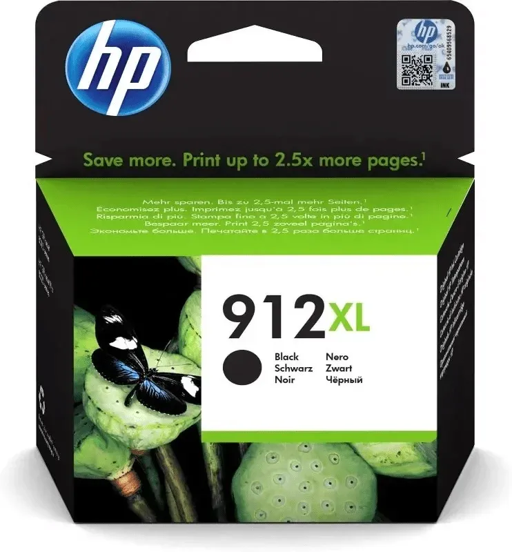 HP 912XL Cartucho de Tinta Original Preto Alta Capacidade