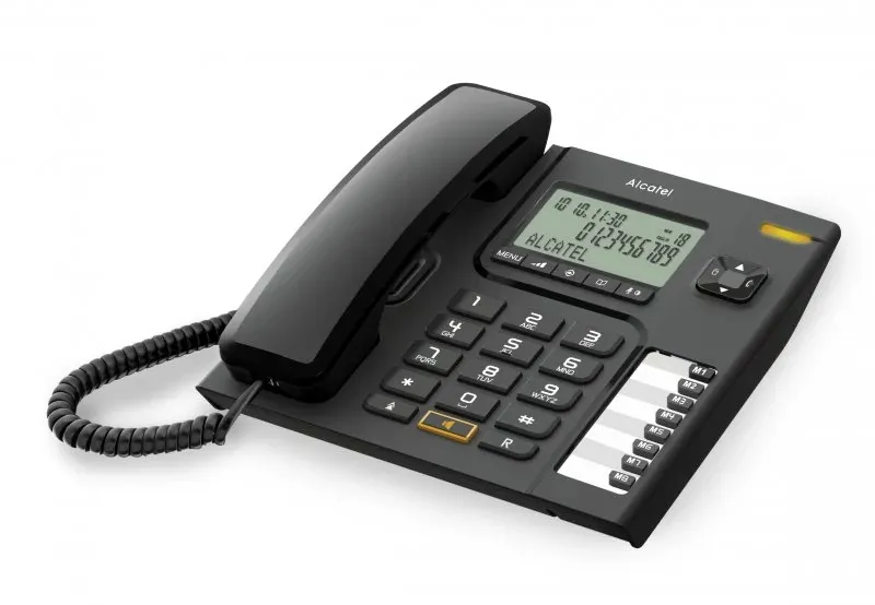 Telefone Fixo Alcatel T76 Preto