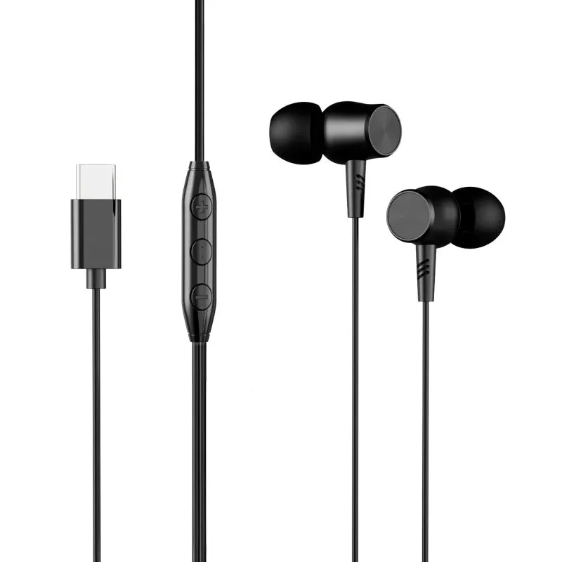 Contact Auriculares com Cabo USB-C 120cm Pretos