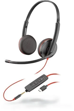 POLY Blackwire 3225 Headset Wired Head-band Calls/Music USB 209751-101