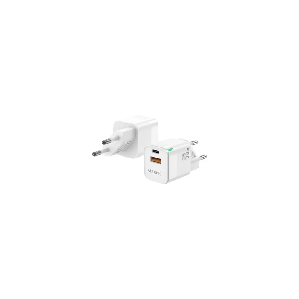 Aisens Carregador de parede USB-C ASCH-30W2P004-W 30W