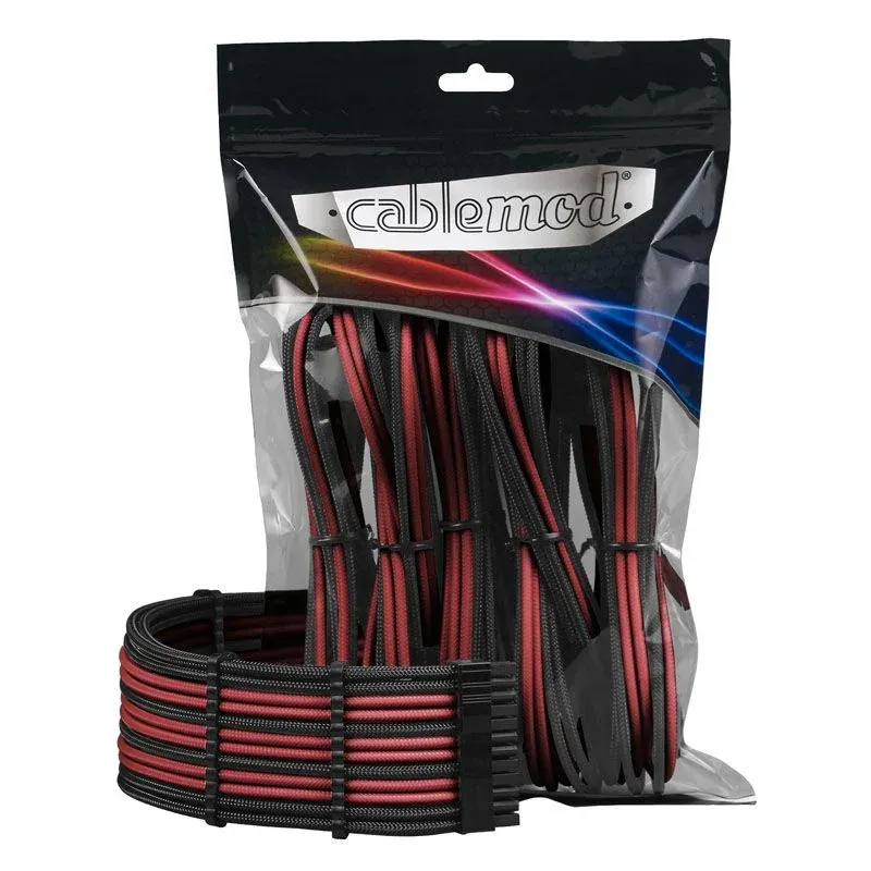Kit de Expansão CableMod PRO - Preto/Vermelho Sangue