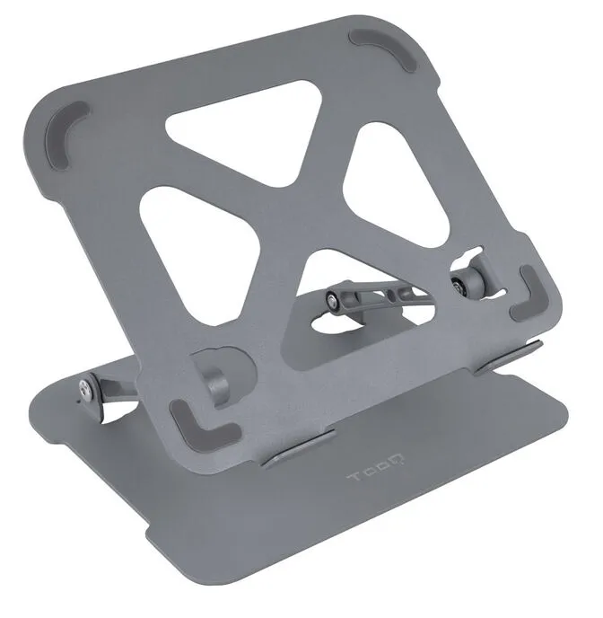 Suporte Elevatório Tooq para Portáteis Ergonómico Ajustável Alumínio