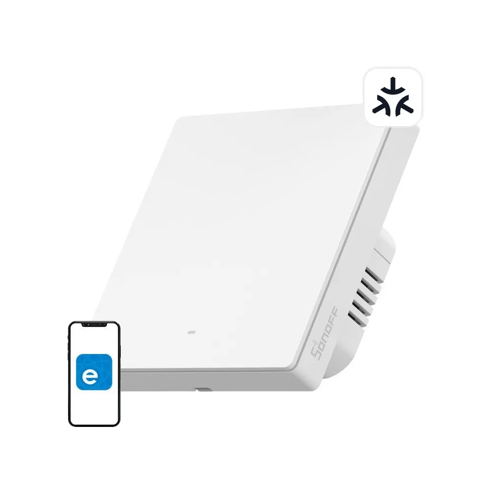 Sonoff M5-1C-WiFi Matter parede inteligente 1 canal 86W