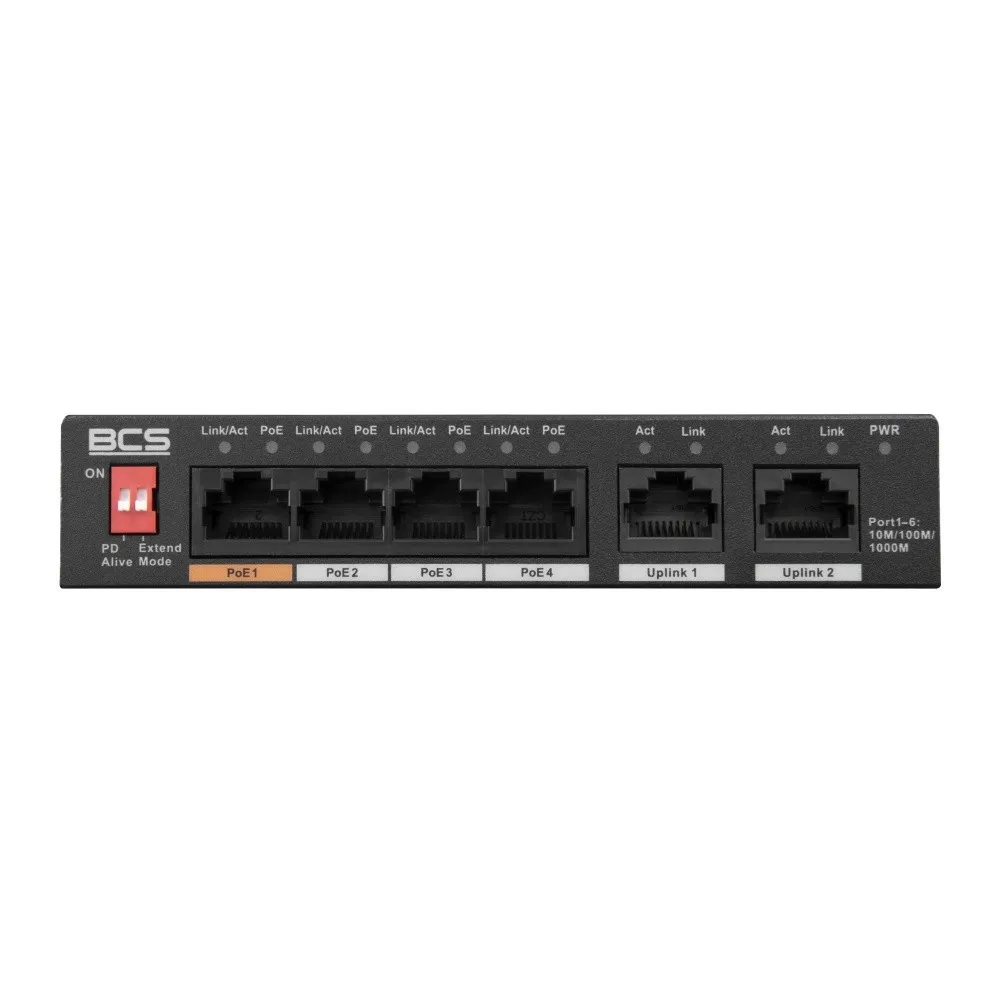BCS BCS-L-SP04G02G(2) Switch PoE de 4 Portas exPoE BCS-L-SP04G02G(2)