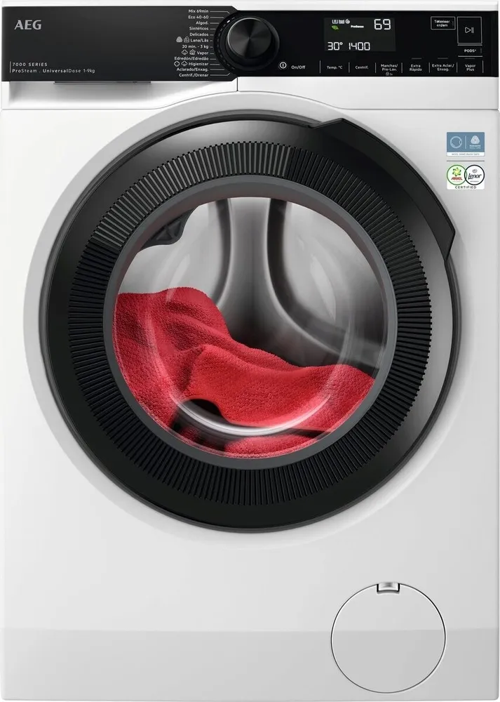 Máquina de Lavar Roupa AEG LFR7394O4V (9 kg - 1400 rpm - Branco)