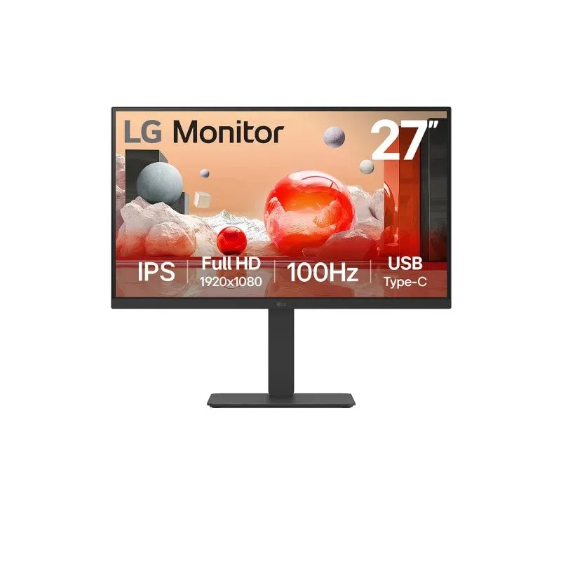 Monitor LG 27″ 1080p 100Hz IPS USB-C 65W KVM Colunas RJ45 VESA Professional