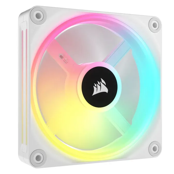 Ventoinha Corsair iCUE Link QX120 RGB PWM Branca 120mm (Expansion Kit)