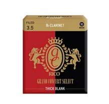 Palheta Clarinete Rico Grand Concert Thick Unfiled 3.5 10 UN