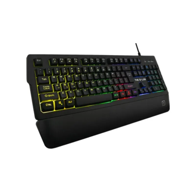 The G-Lab Keyz Palladium teclado USB AZERTY Francês Preto