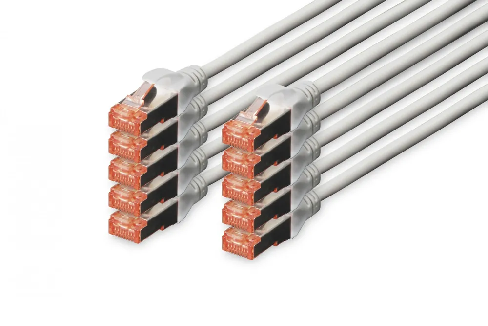 Digitus DK-1644-050-10 cabo de rede Cinzento 5 m Cat6 DK-1644-050-10