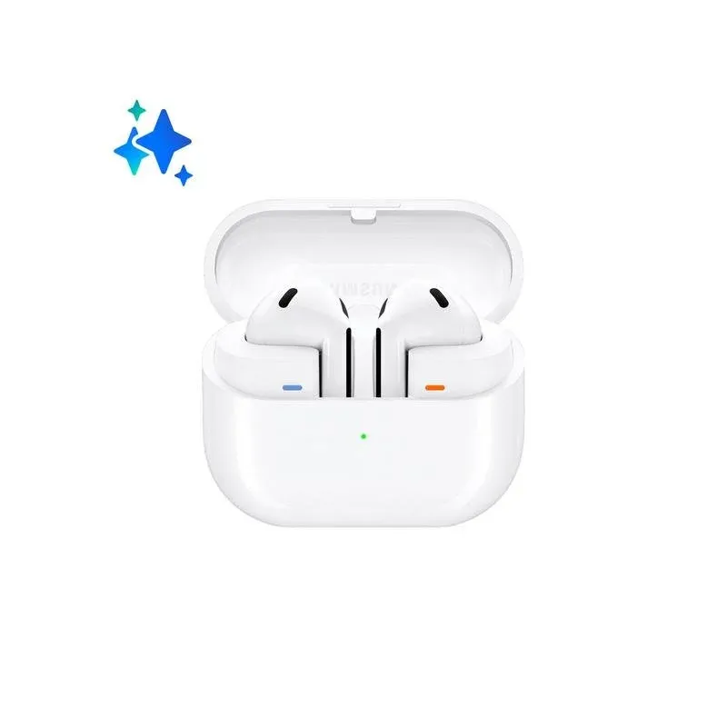 Auriculares Samsung Galaxy Buds3 sem fios Bluetooth com Cancelamento de Ruído, IP57, microfone, branco