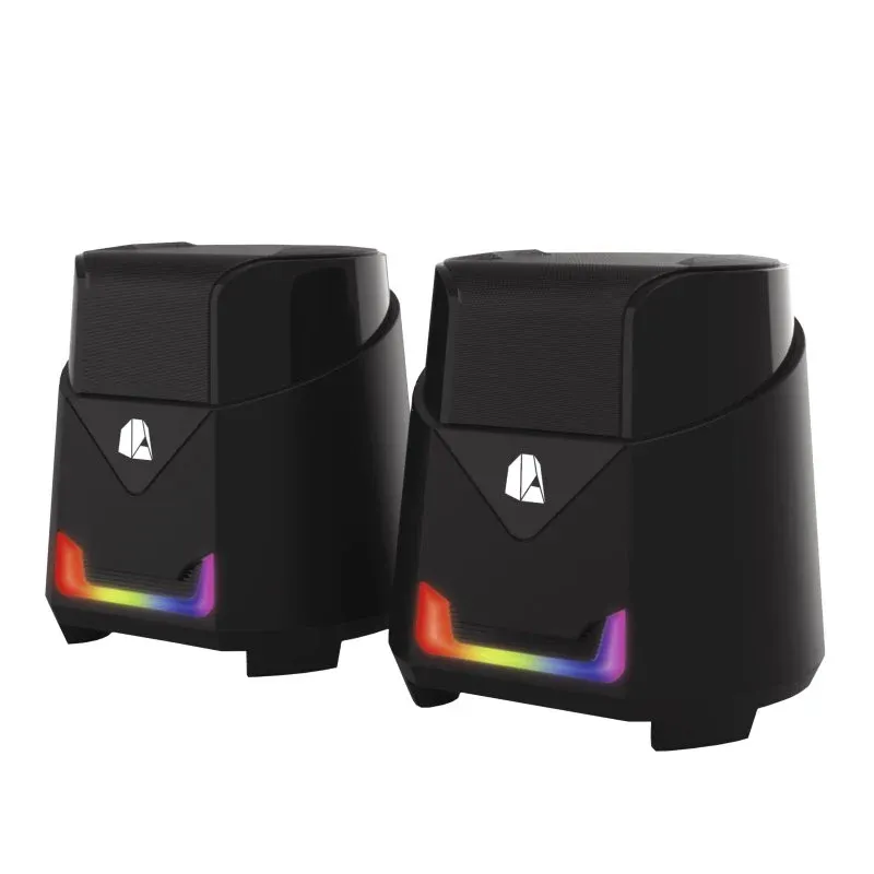 Nitropc NS100 Altifalantes Gaming Portáteis RGB 360º Surround