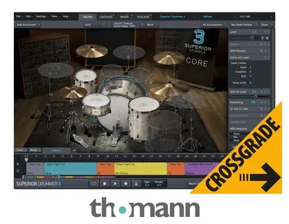 Toontrack Superior Drummer 3 Crossgrade