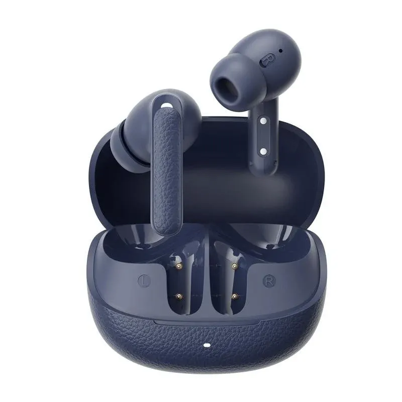 Auriculares QCY HT15 sem fios Bluetooth com Cancelamento de Ruído ANC, microfone e carga rápida, pretos