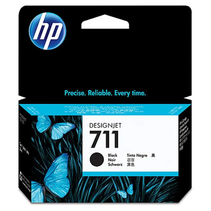 Tinteiro HP DesignJet 711 Preto de 38 ml
