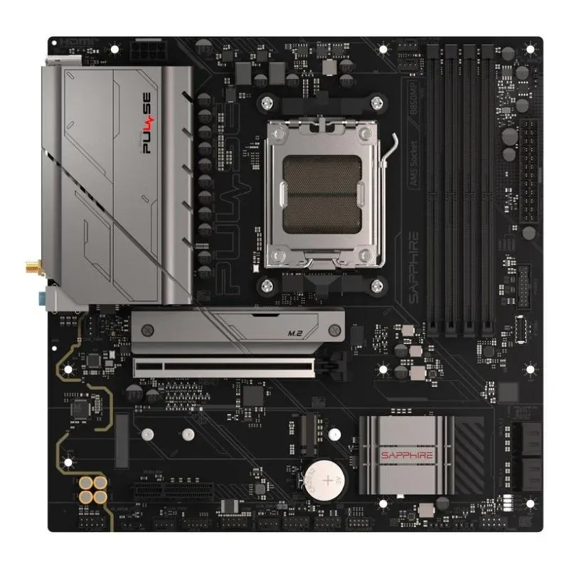 Motherboard Sapphire PULSE B850M WIFI AMD B850 AM5 DDR5 Micro ATX WiFi 6 RGB