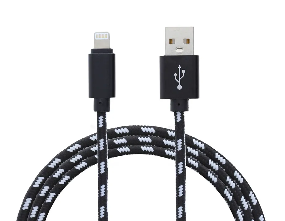 Cabo USB Yourban USB - Lightning Black 2mt