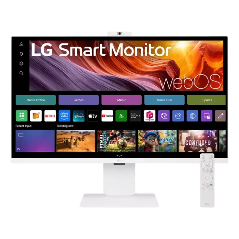LG SMART MONITOR IPS 32" (31.5) UHD 4K HDMI USB-C COLUNAS WEBCAM HAS PIVOT