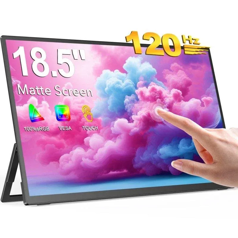 Monitor Uperfect 18,5" FullHD 120Hz IPS Tátil USB-C Mini HDMI