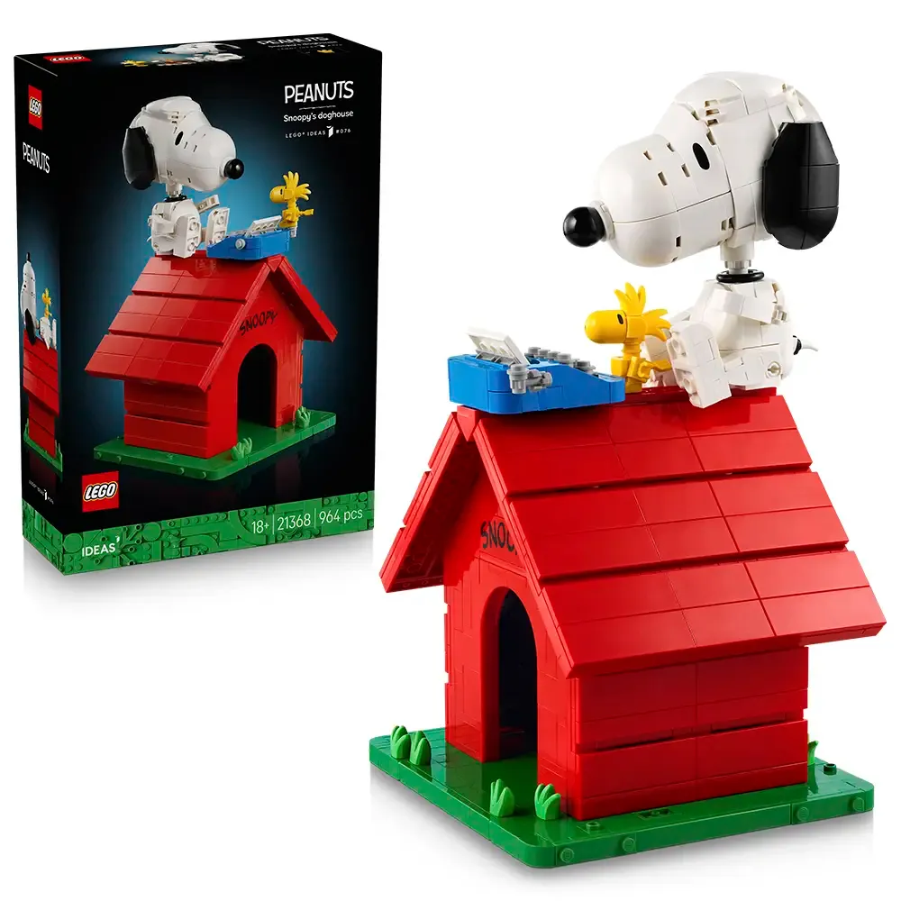 LEGO Ideas: Peanuts: Casota do Snoopy | Idades 18+ | 964 Peças | Item 21368