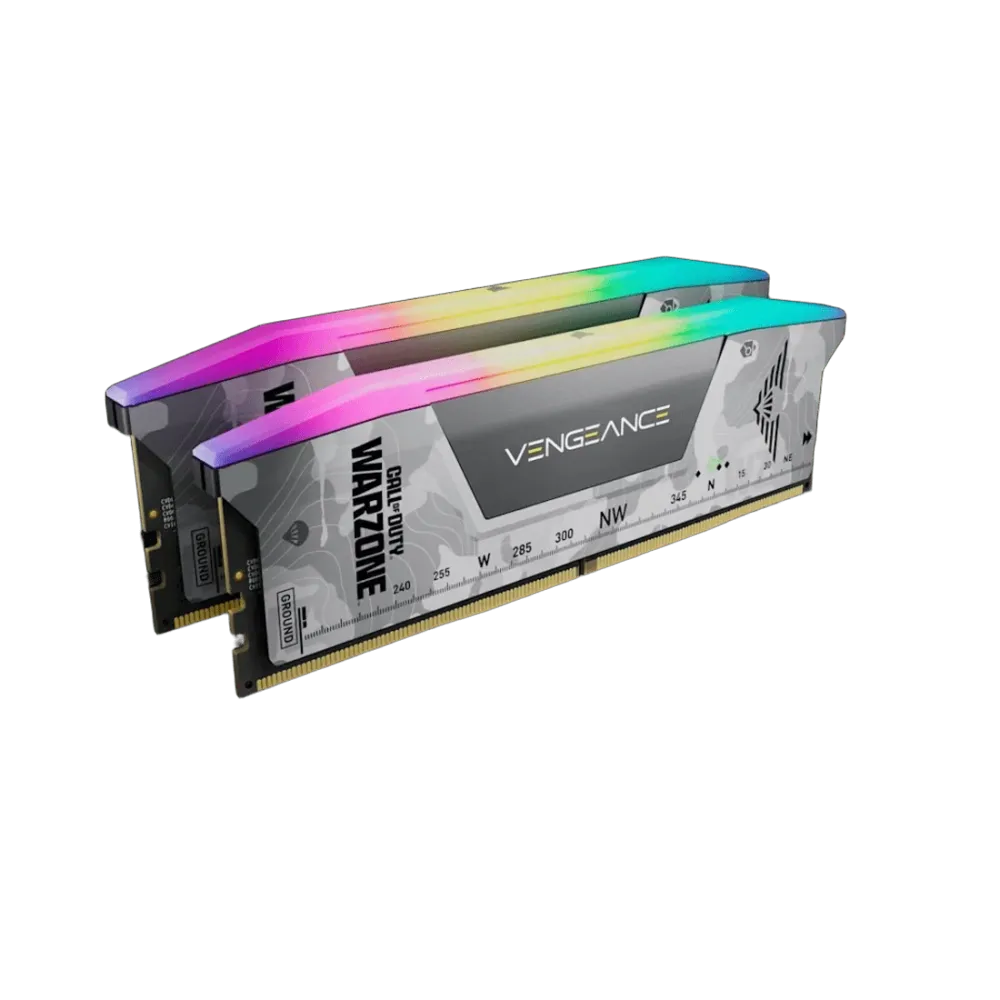 Memória Ram Corsair DDR5 VENGEANCE RGB 32GB (2x16GB) 6400MT/s CL32 CALL OF DUTY: WARZONE EDITION