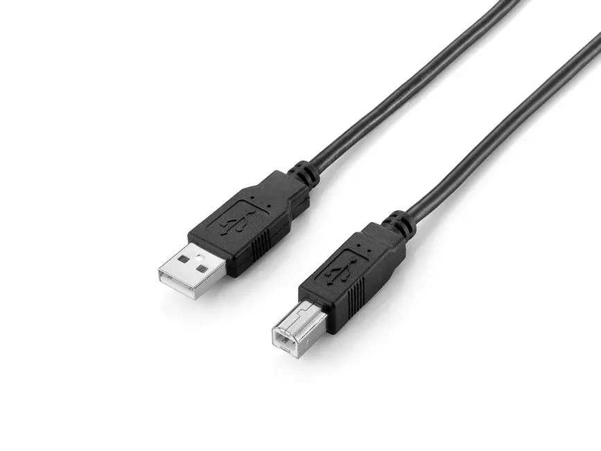 Cabo EQUIP USB 2.0 Tipo A para Tipo B 5,0m Preto